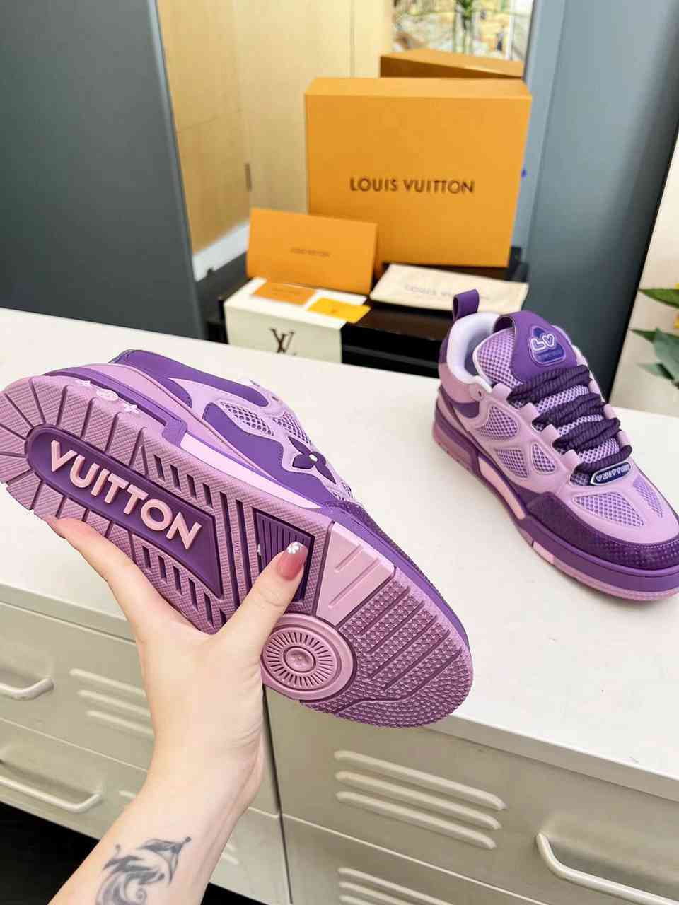 Louis Vuitton Stake Purple